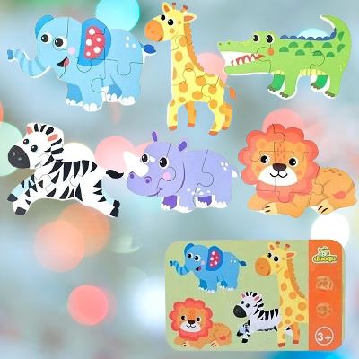 Puzzle 3D En Bois - BabyPuzzle™ - Sauvage